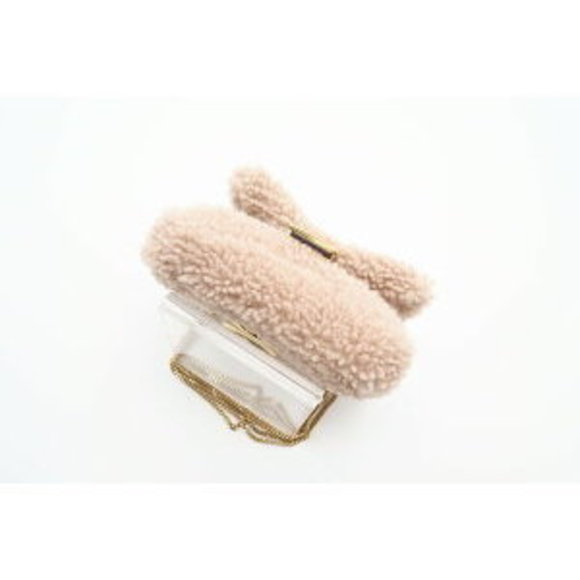 Fendi Nano First Beige Case Pink Pouch Charm Leather - Picture 5 of 9